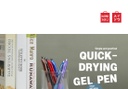 0 7mm Quick drying Gel Pen Blue