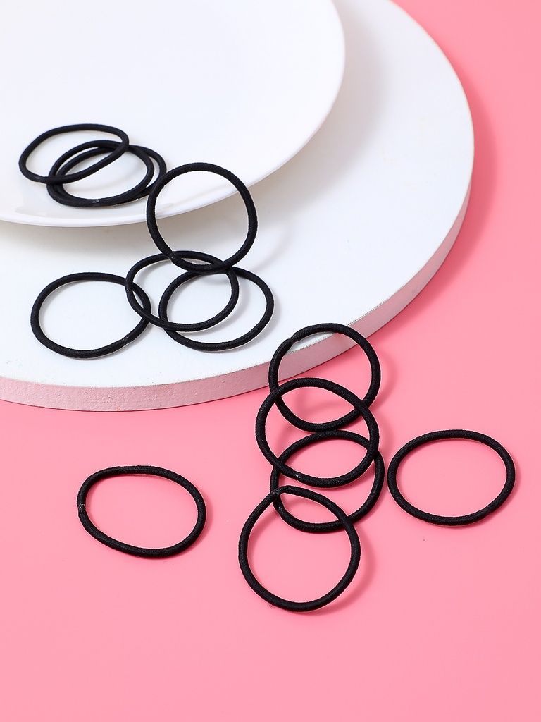 Black Small Hair Loop 80pcs