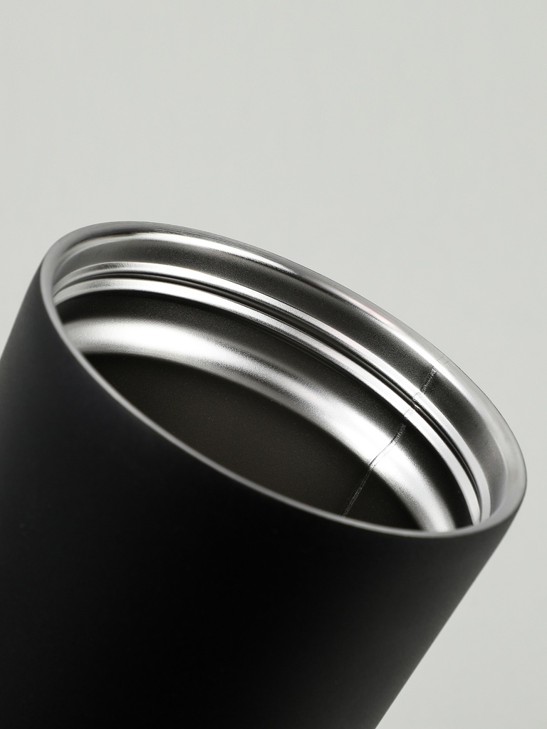 Classic Black White Series Straw Steel Bottle 800m