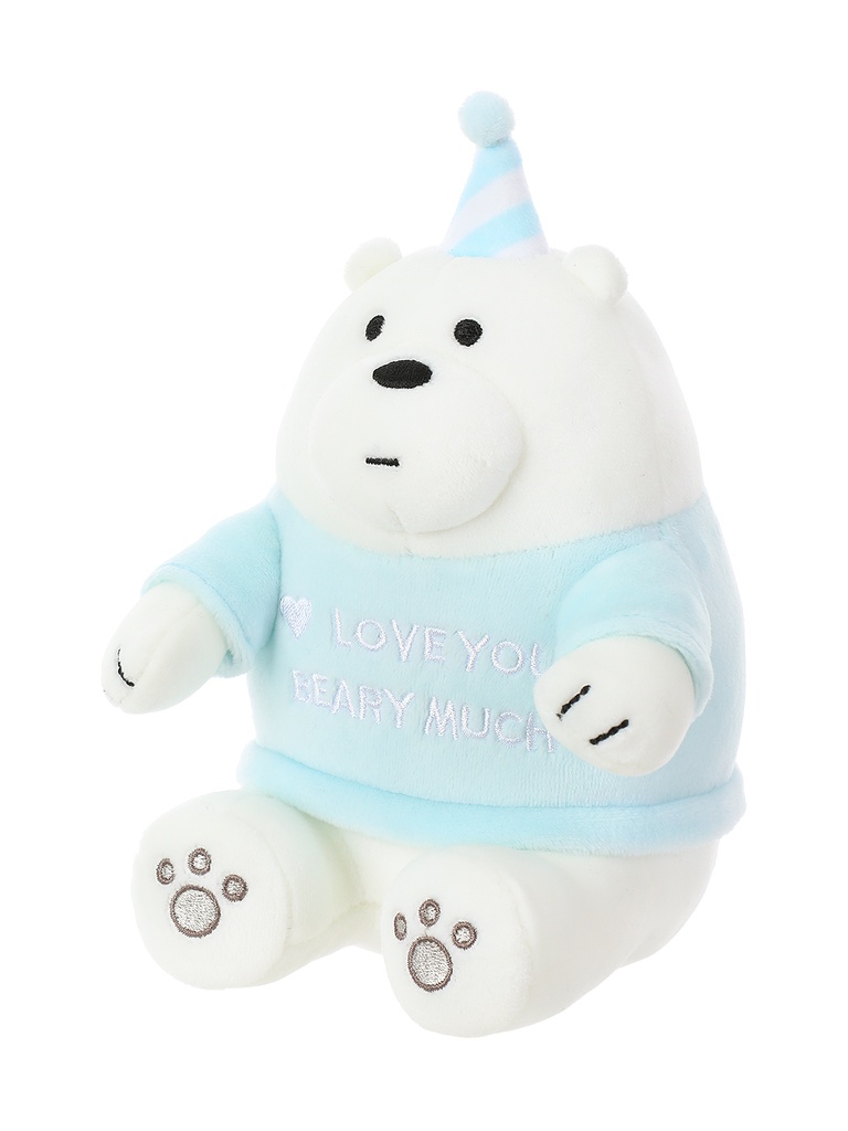 WBB Plush Toy w/ Bday Hat(Ice-Bear)