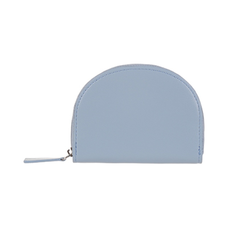 Semi circular Coin Bag Blue