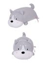Cute Shiba Plush Toy Light Grey