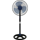 Fukuda 16” Plastic Stand Fan, Round Base (65W)