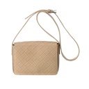 Rhomboid Crossbody Bag Apricot